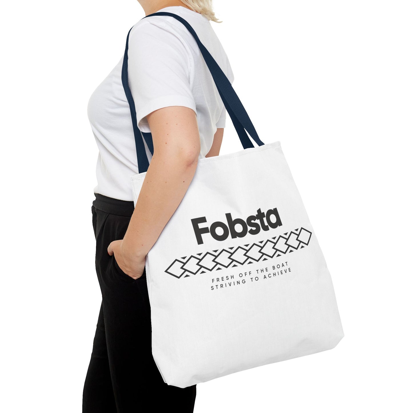 Fobsta Logo Tote Bag – Everyday Canvas Carryall