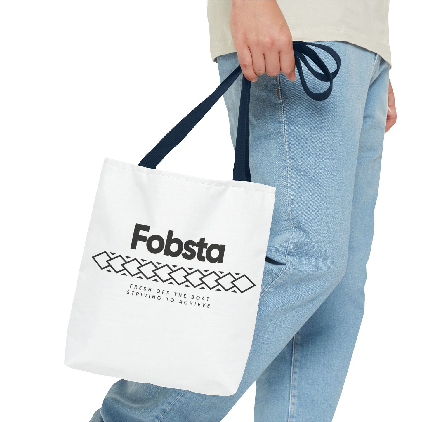 Fobsta Logo Tote Bag – Everyday Canvas Carryall