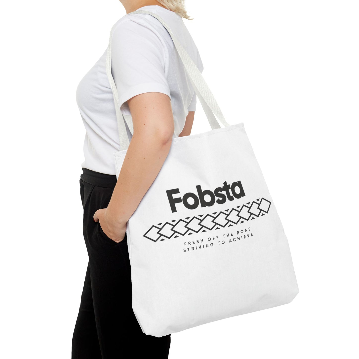 Fobsta Logo Tote Bag – Everyday Canvas Carryall