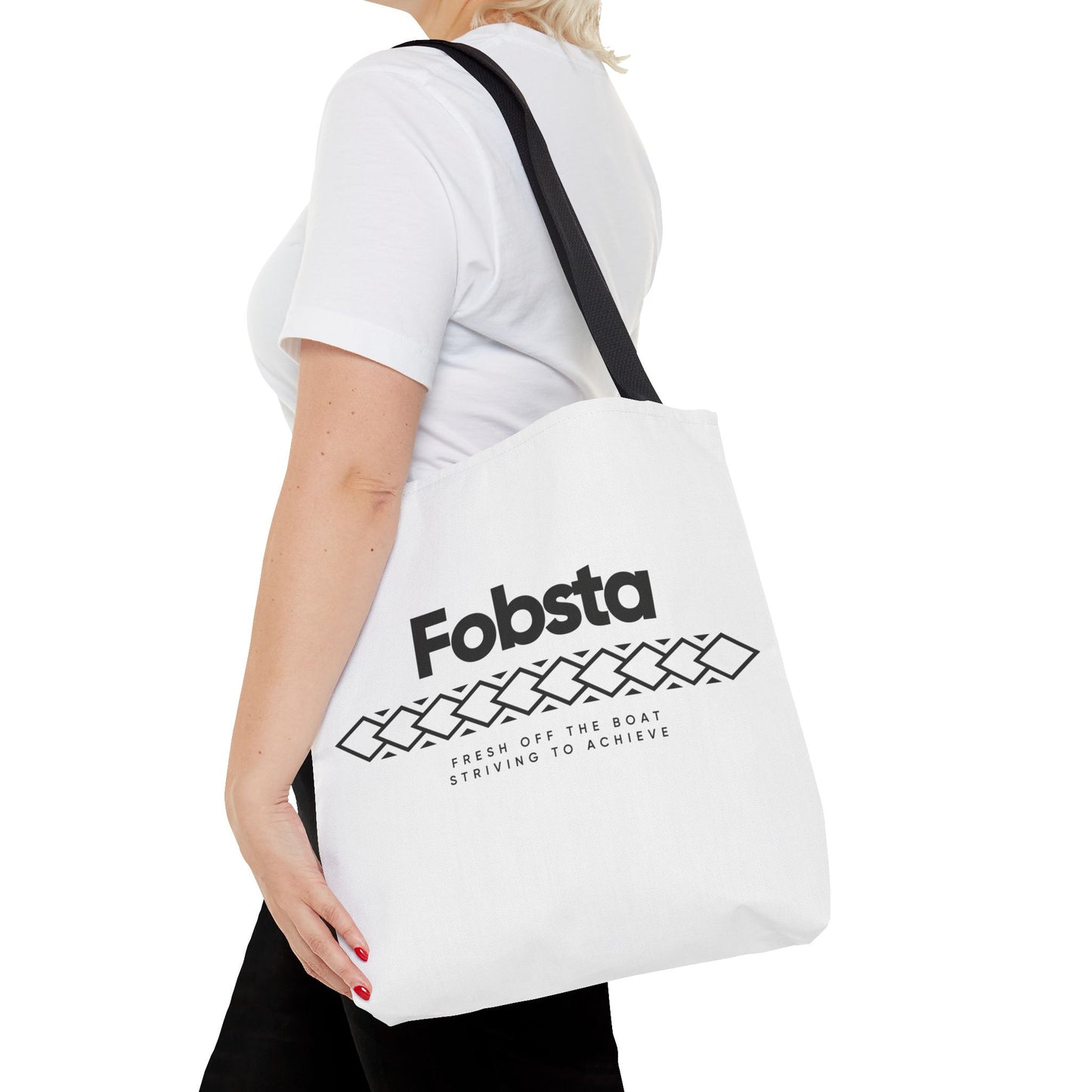 Fobsta Logo Tote Bag – Everyday Canvas Carryall
