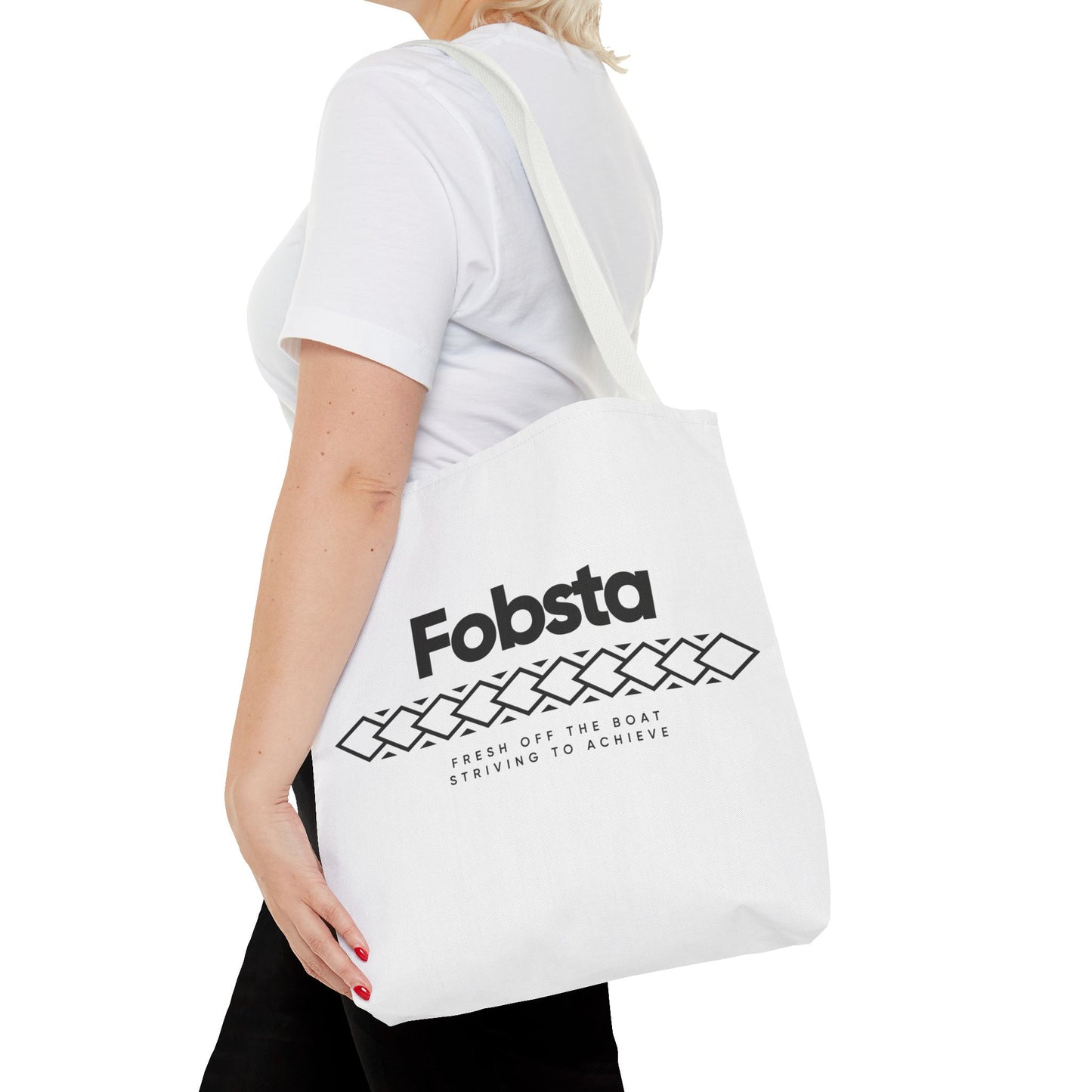 Fobsta Logo Tote Bag – Everyday Canvas Carryall