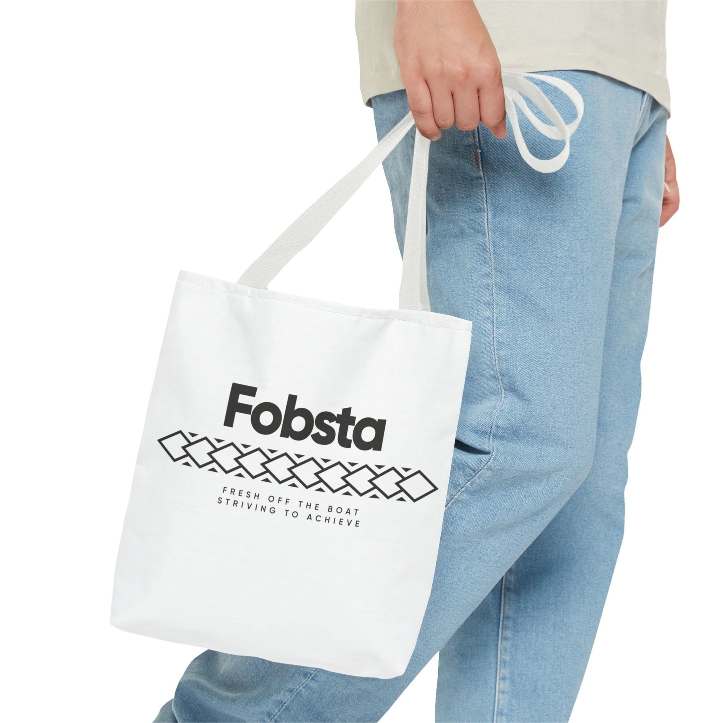 Fobsta Logo Tote Bag – Everyday Canvas Carryall