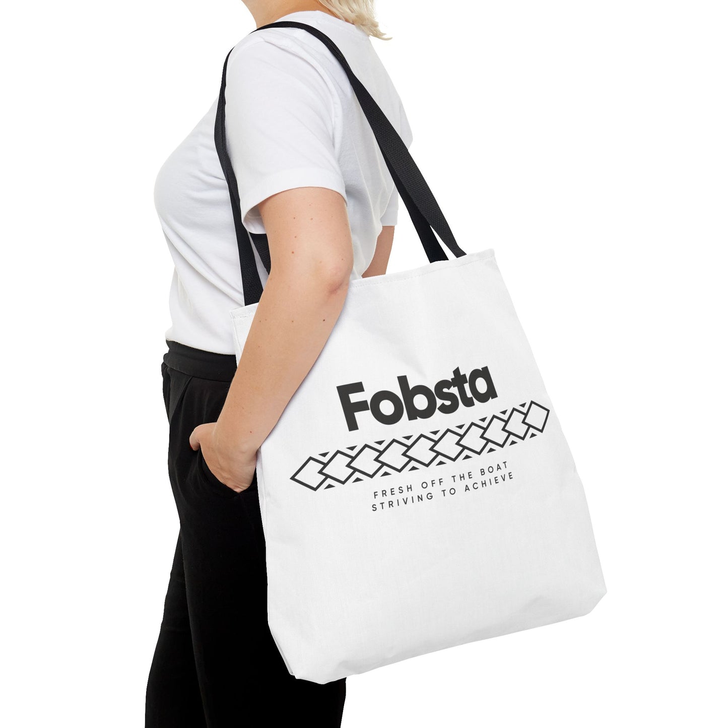 Fobsta Logo Tote Bag – Everyday Canvas Carryall